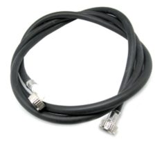 Mangueira de entrada de água universal 2,5 METROS, COR PRETA